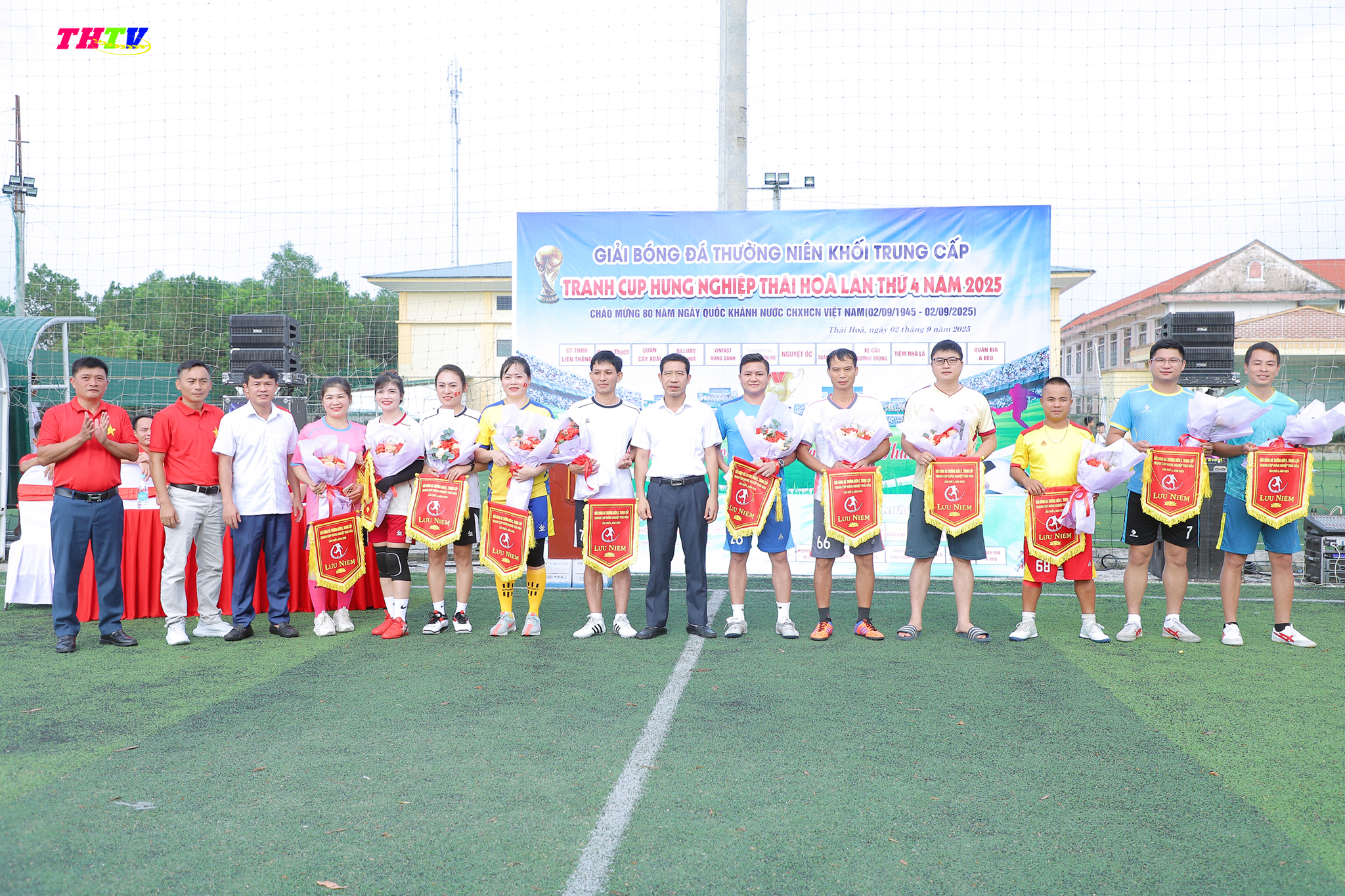 Khối Trung Cấp, phường Thái Hòa tổ chức Giải bóng đá thường niên tranh Cúp Hưng Nghiệp Thái Hòa lần thứ IV năm 2025