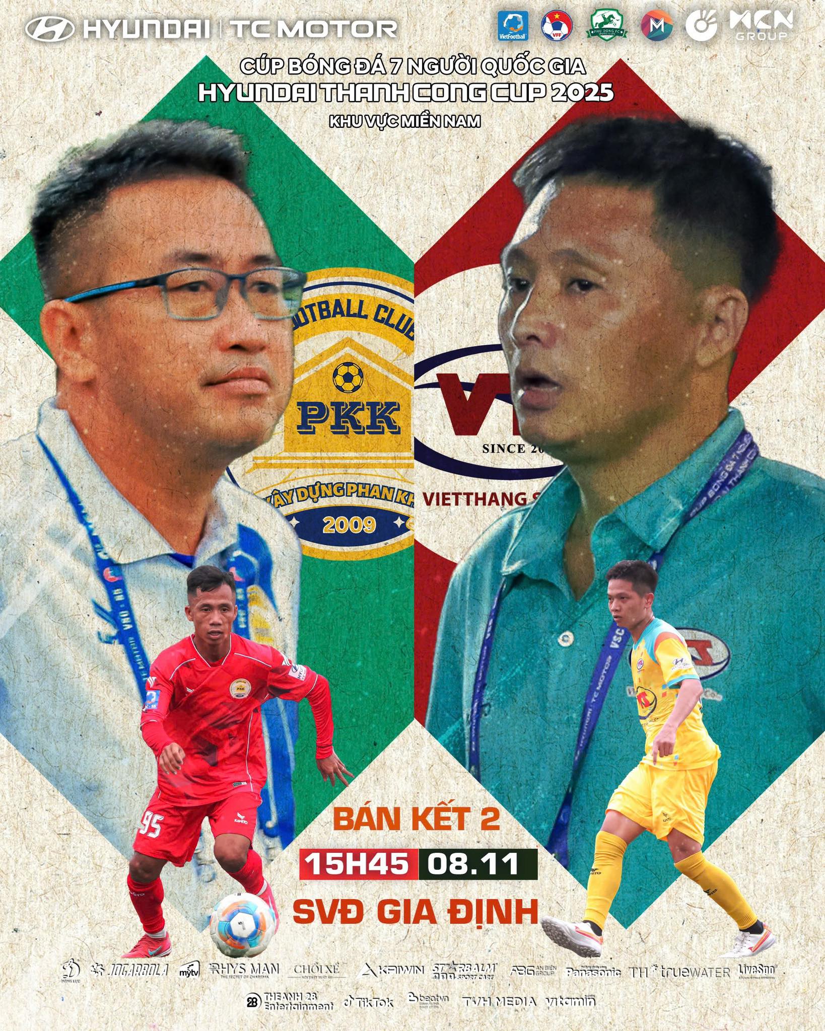 Bán Kết  Xây Dựng Phan Kha và THÉP VIỆT THẮNG : Chờ Đợi Đôi Công Rực Lửa