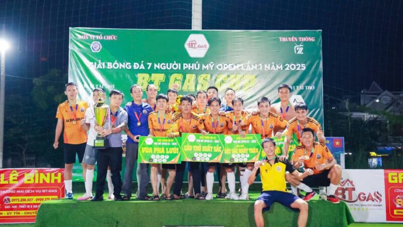 PHÚ MỸ OPEN S1 KHÉP LẠI THÀNH CÔNG, FC WIN LÊN NGÔI VÔ ĐỊCH