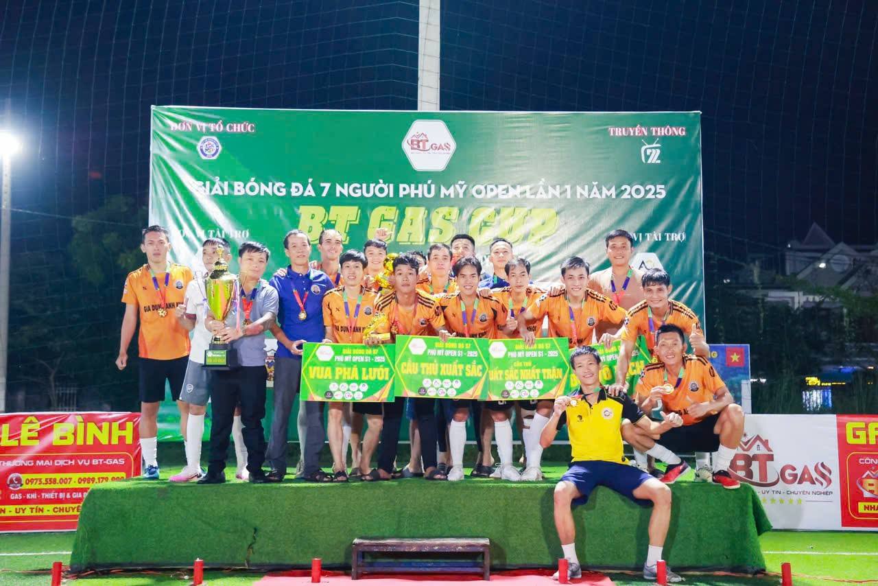 PHÚ MỸ OPEN S1 KHÉP LẠI THÀNH CÔNG, FC WIN LÊN NGÔI VÔ ĐỊCH